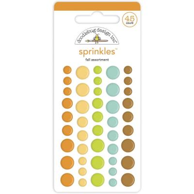 Doodlebug Pumpkin Spice Embellishments - Assortment Sprinkles